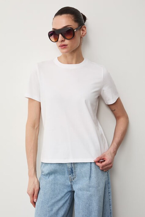 Medicine t-shirt damski bawełniany biały