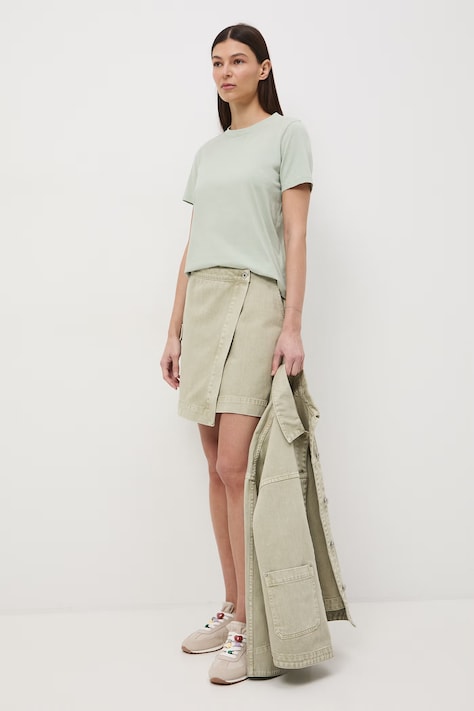 Medicine t-shirt damski bawełniany zielony