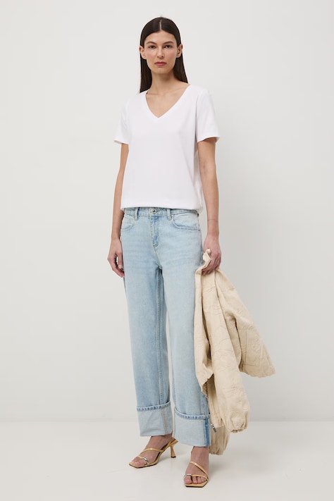 Medicine t-shirt damski bawełniany biały