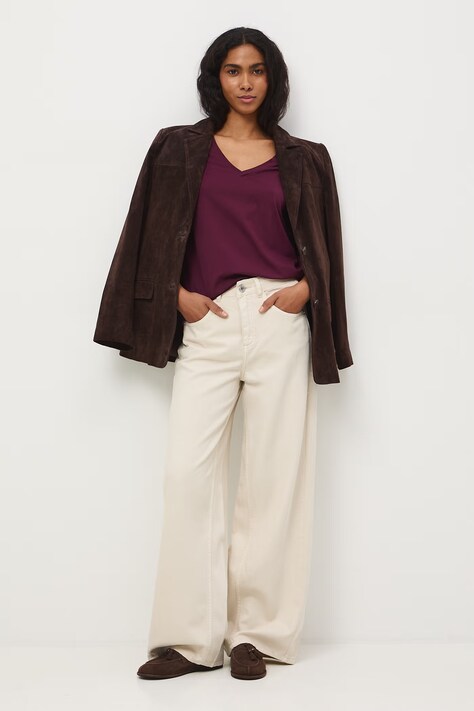 Medicine t-shirt damski bawełniany bordowy