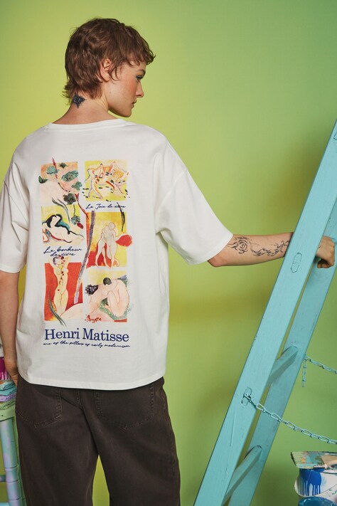 Medicine t-shirt bawełniany damski kolor beżowy