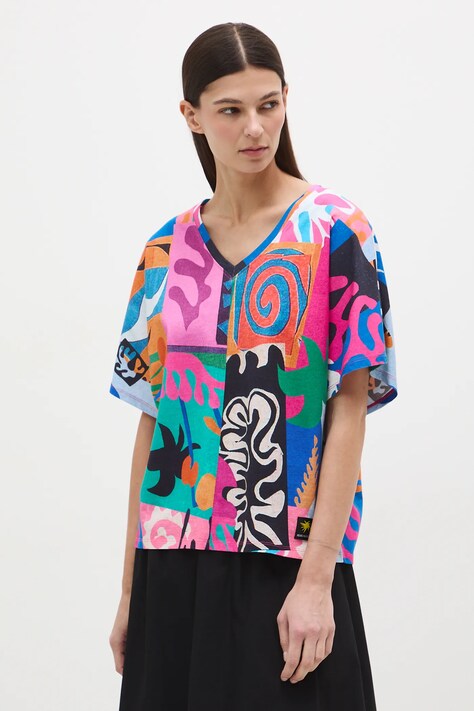 Bavlnené tričko dámske z kolekcie Eviva L'arte viac farieb RS26-TSD253