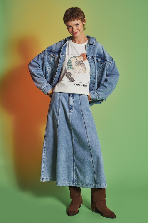 T-shirt damski z kolekcji Eviva L'arte kolor beżowy RS26-TSD264