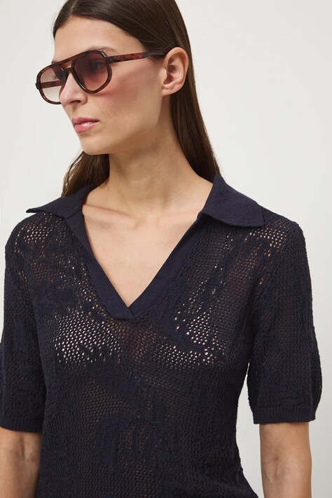 Medicine t-shirt kolor granatowy