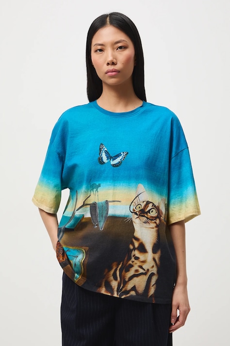 Medicine t-shirt bawełniany damski kolor multicolor