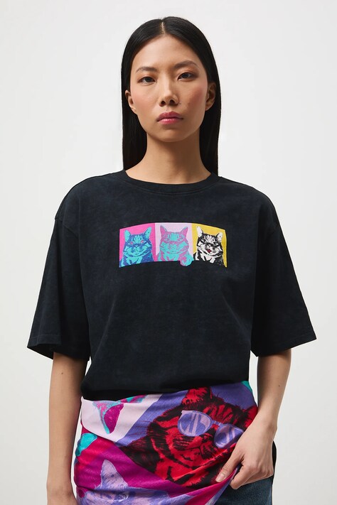 Medicine t-shirt bawełniany damski kolor czarny