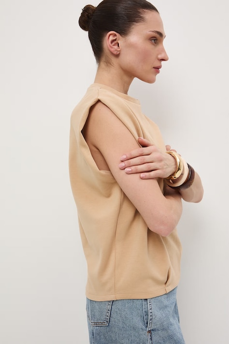 Medicine t-shirt damski beżowy