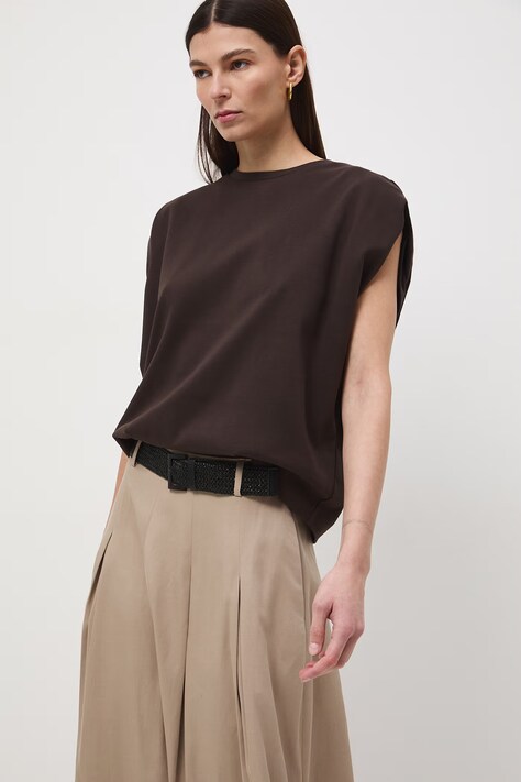 Medicine t-shirt damski brązowy