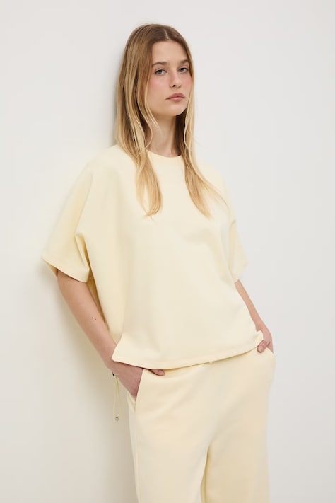 T-shirt damski żółty RS26-TSD603