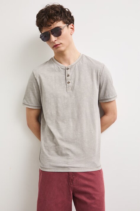 Medicine polo męskie bawełniane szary