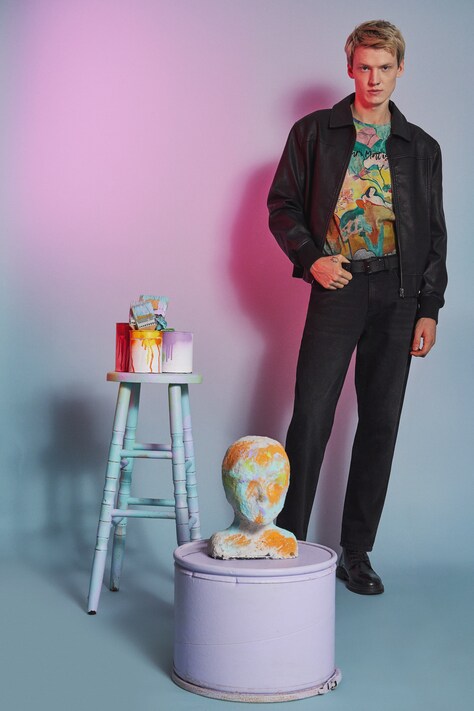 Medicine t-shirt męski kolor multicolor wzorzysty