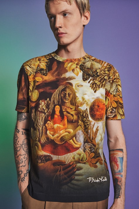 Medicine t-shirt męski kolor multicolor wzorzysty