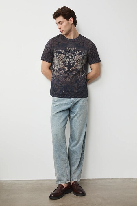 Medicine t-shirt męski kolor multicolor wzorzysty