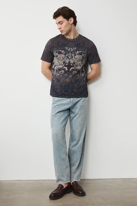 Medicine t-shirt męski kolor multicolor wzorzysty