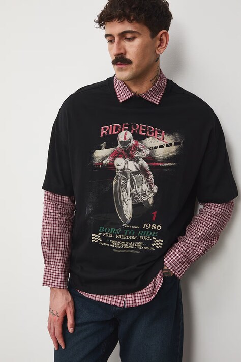 Medicine t-shirt męski bawełniany czarny