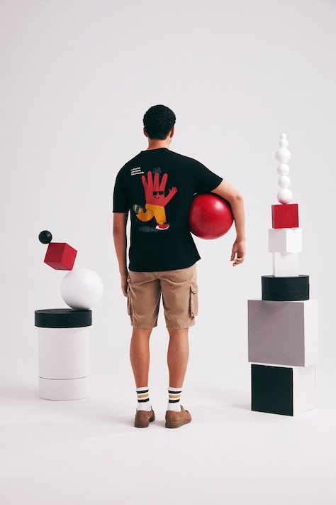 Medicine T-shirt Ανδρικό Βαμβακερό Μαύρο