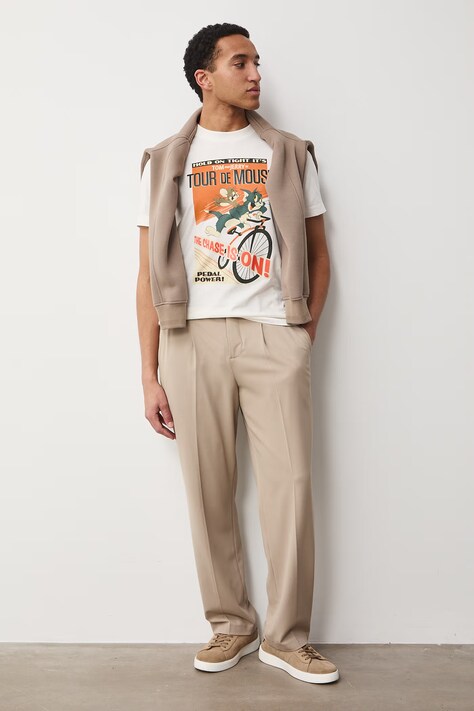 Medicine t-shirt męski bawełniany biały