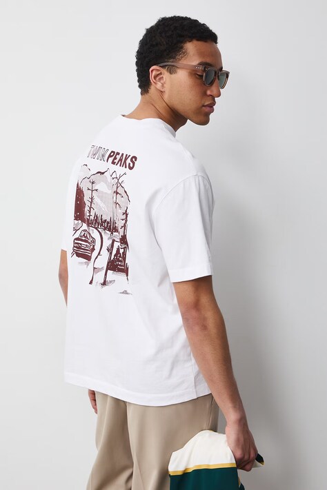 Medicine t-shirt męski bawełniany biały