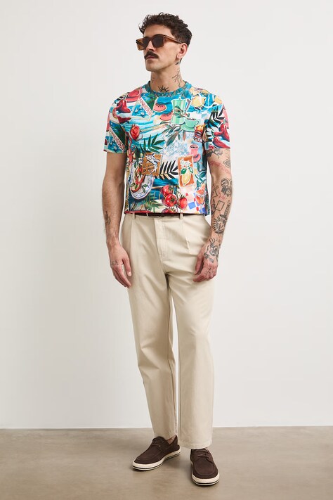 Medicine T-shirt męski bawełniany multicolor