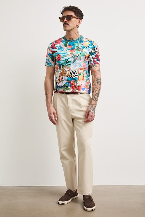 Medicine T-shirt męski bawełniany multicolor
