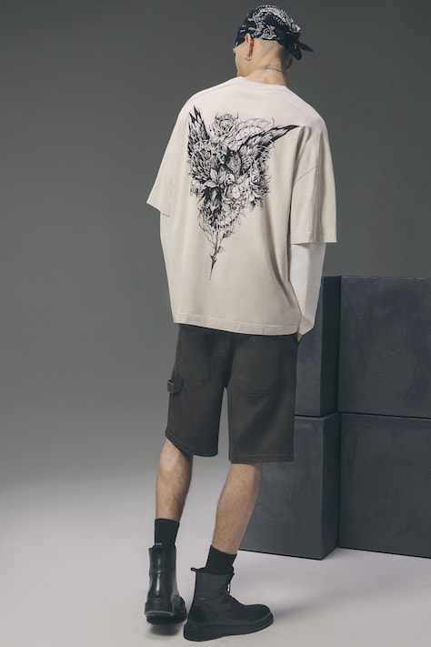 Medicine tricou pentru bărbați din bumbac gri