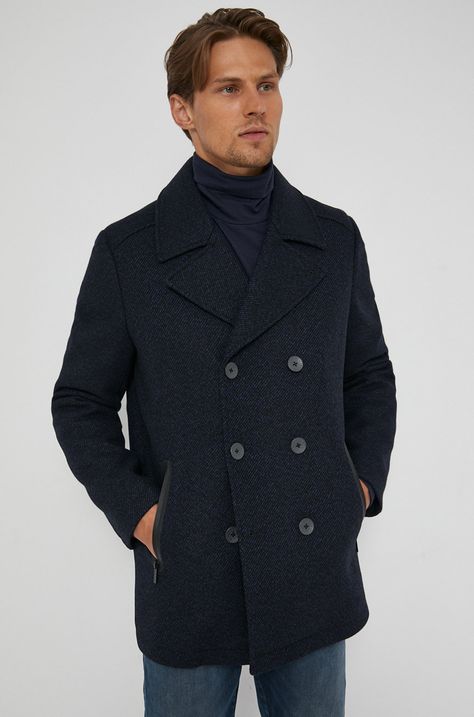 Vlnený kabát Basic