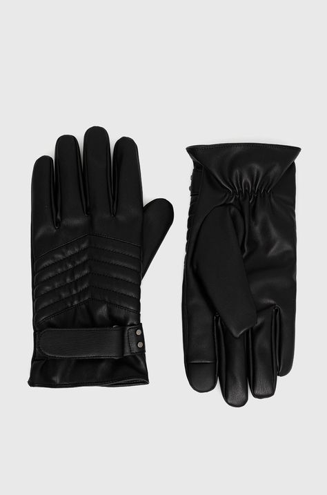Rękawiczki męskie czarne