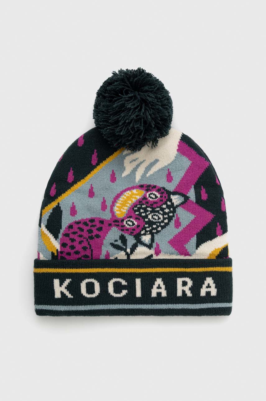 Czapka damska wzorzysta kolor multicolor