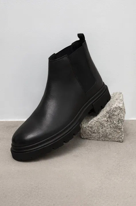 Kožne cipele Medicine za muškarce, boja: crna