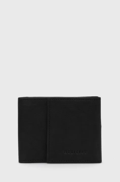 Kožená peněženka černá barva