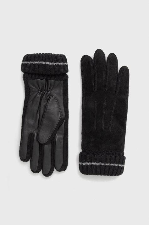 Rękawiczki męskie kolor czarny