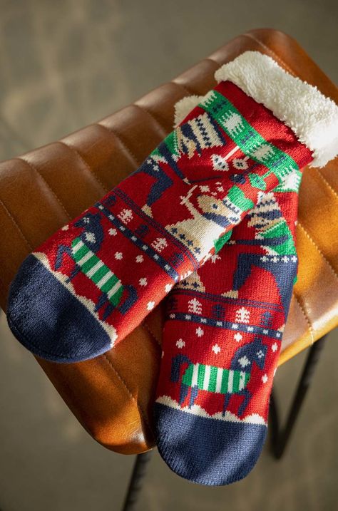Ponožky dámske s vianočným motívom
