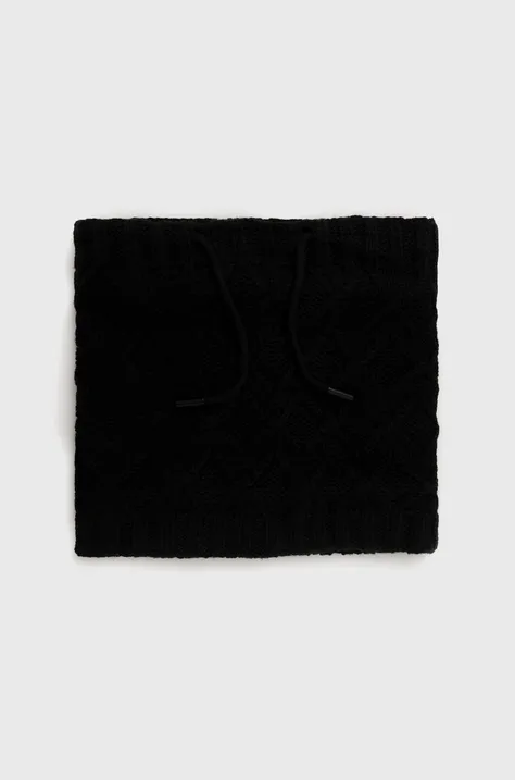 Nákrčník pánský z pleteniny s texturou černá barva