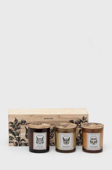 Vonné sójové svíčky Medicine 3-pack