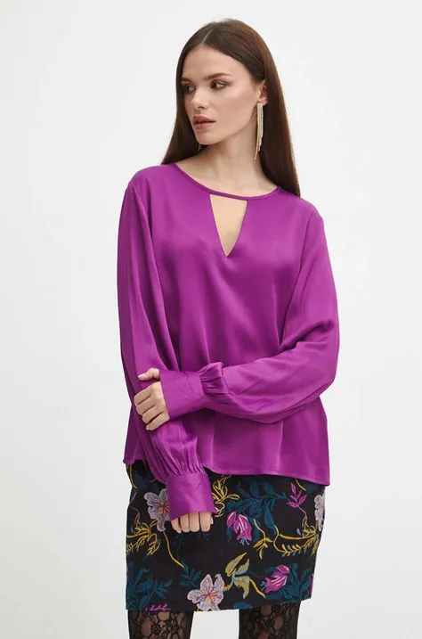Bluza Medicine za žene, boja: ružičasta, bez uzorka