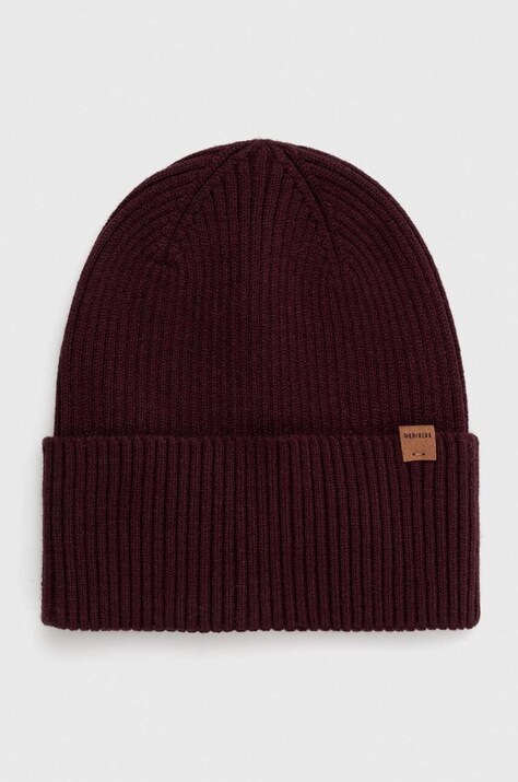 Medicine czapka kolor bordowy