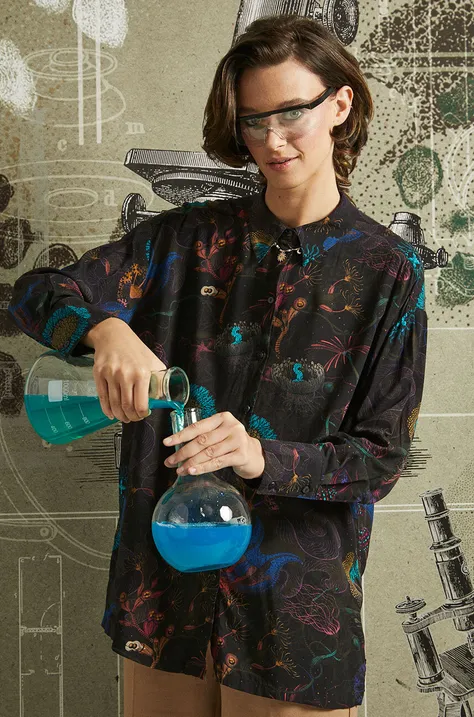 Koszula damska z kolekcji Science kolor multicolor