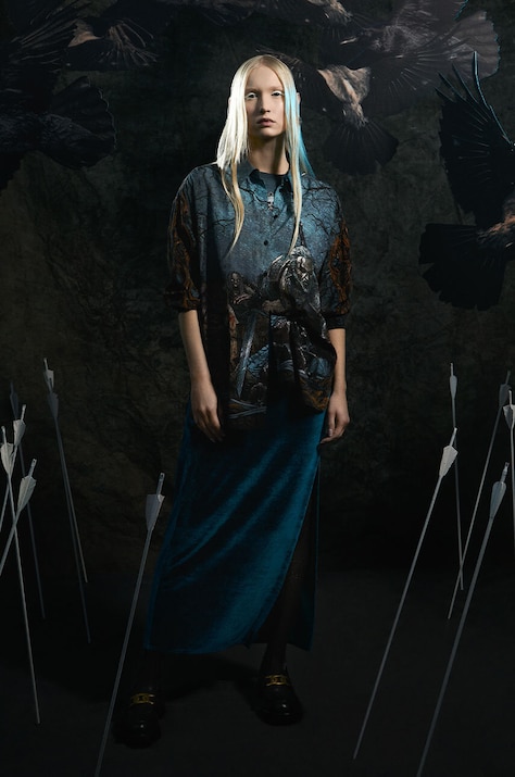 Koszula damska z kolekcji The Witcher x Medicine kolor multicolor