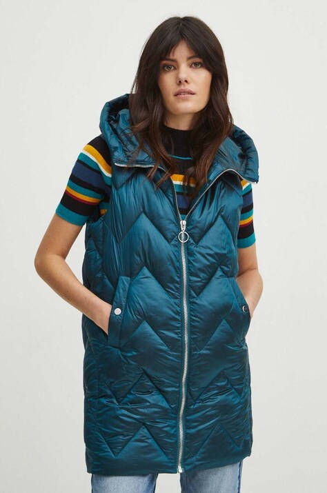 Безрукавка Medicine женский цвет бирюзовый переходной