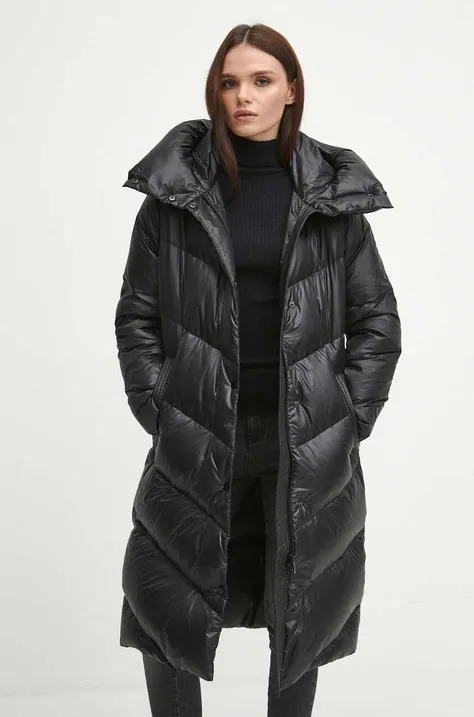 Пухове пальто Medicine жіноче колір чорний зимове