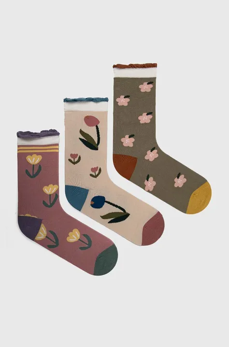 Βαμβακερές κάλτσες Medicine 3-pack γυναικείες