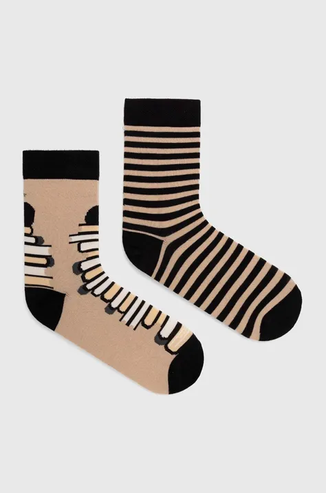 Bavlnené ponožky dámske s knižkami (2-pack) viac farieb