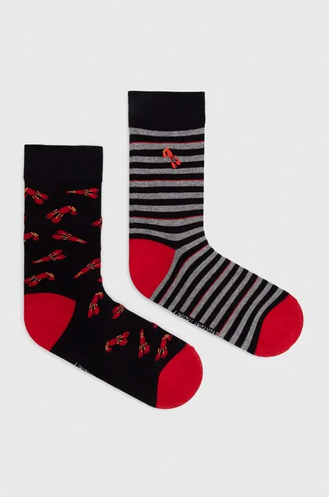 Bavlnené ponožky pánske s rakmi (2-pack) viac farieb