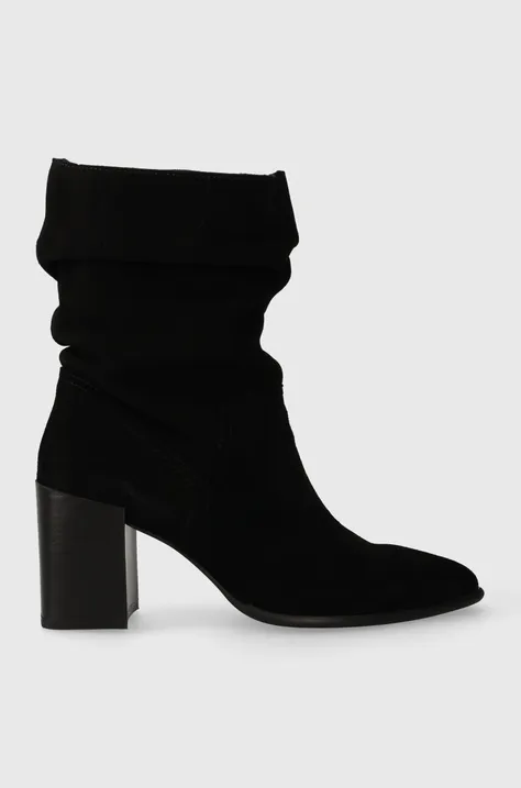 Μπότες σούετ Medicine γυναικεία, χρώμα: μαύρο