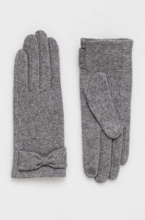 Вовняні рукавички Medicine колір сірий