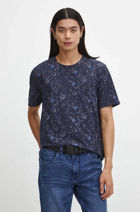 Medicine t-shirt in cotone uomo colore blu navy