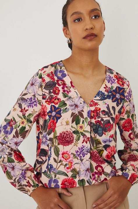 Medicine bluza femei, culoarea bej, modelator