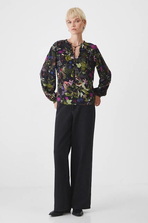 Блуза Medicine в черно с десен