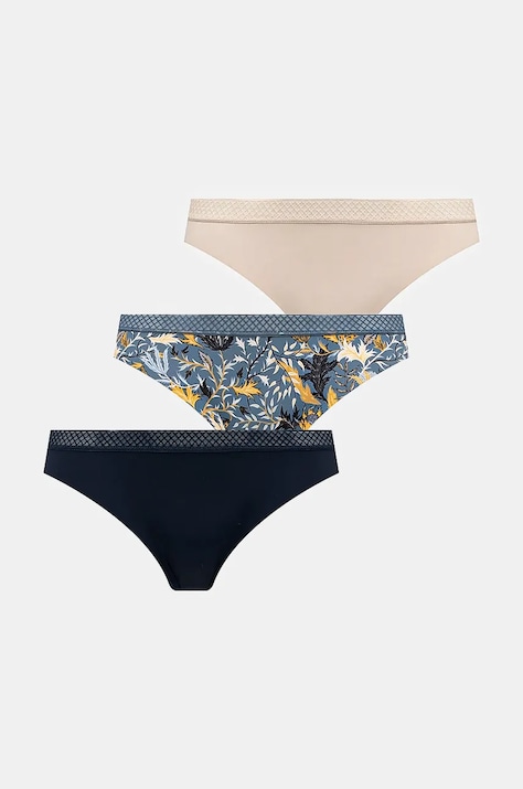 Figi damskie briefs wzorzyste (3-pack) kolor multicolor