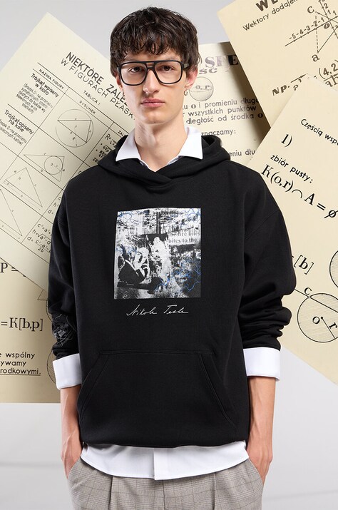 Bluza męska z kolekcji Science by Peter Smolka kolor czarny